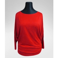 Tunika Elena z lampasem z koronki na rękawach XXL